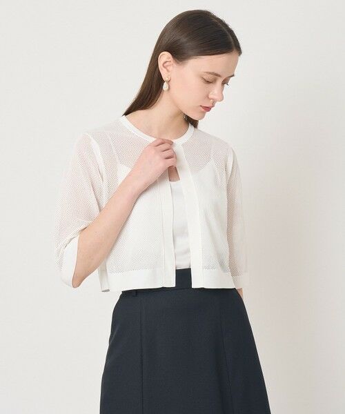 ANAYI / アナイ カーディガン・ボレロ | ニッティングメッシュクルー カーディガン〈セットアップ対応商品〉 | 詳細2