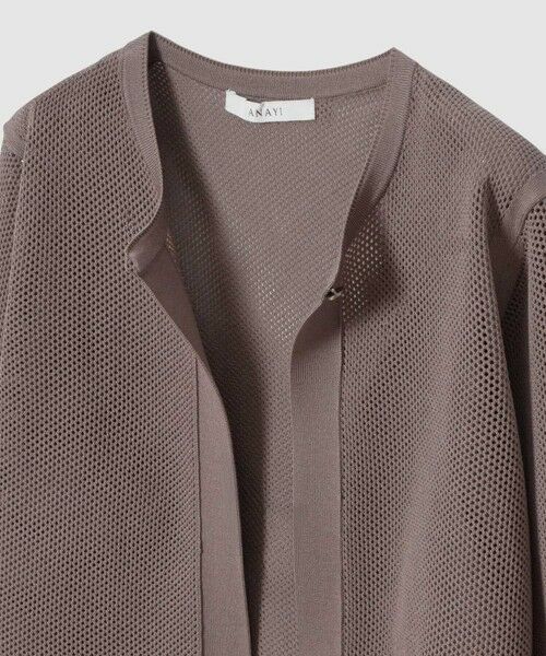 ANAYI / アナイ カーディガン・ボレロ | ニッティングメッシュクルー カーディガン〈セットアップ対応商品〉 | 詳細15