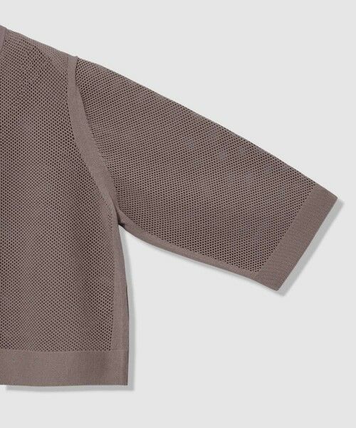 ANAYI / アナイ カーディガン・ボレロ | 【セットアップ対応商品】ニッティングメッシュクルー カーディガン | 詳細6
