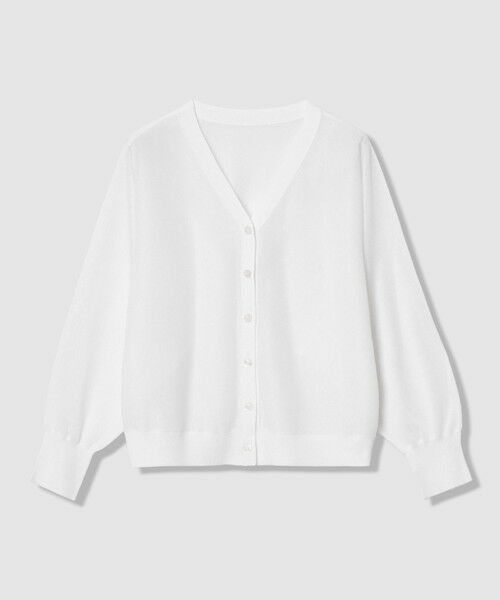 ANAYI / アナイ カーディガン・ボレロ | シアー天竺ドルマンV カーディガン(white (01))