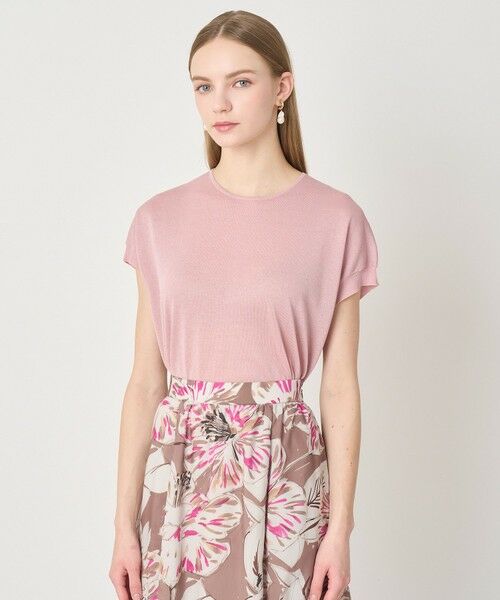 ANAYI / アナイ ニット・セーター | シアー天竺クルーネック プルオーバー | 詳細7