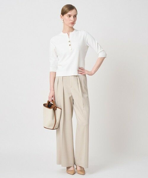 ANAYI / アナイ ニット・セーター | レーヨンポリエステルストレッチキーネックプルオーバー | 詳細4