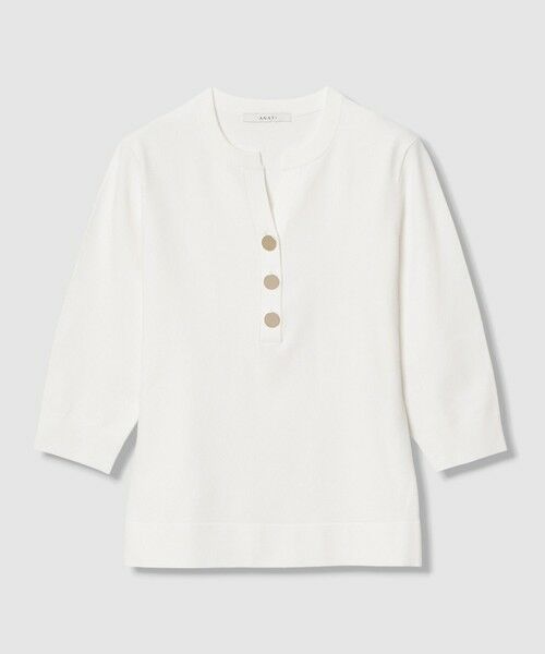 ANAYI / アナイ ニット・セーター | レーヨンポリエステルストレッチキーネックプルオーバー | 詳細5