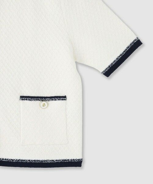 ANAYI / アナイ カーディガン・ボレロ | バイカラー5分袖カーディガン | 詳細10