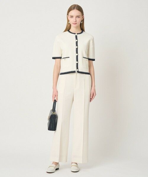 ANAYI / アナイ カーディガン・ボレロ | バイカラー5分袖カーディガン | 詳細8