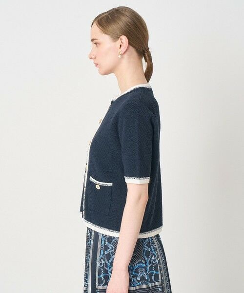 ANAYI / アナイ カーディガン・ボレロ | バイカラー5分袖カーディガン | 詳細14