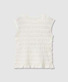 ANAYI / アナイ ニット・セーター | シャーリング プルオーバー