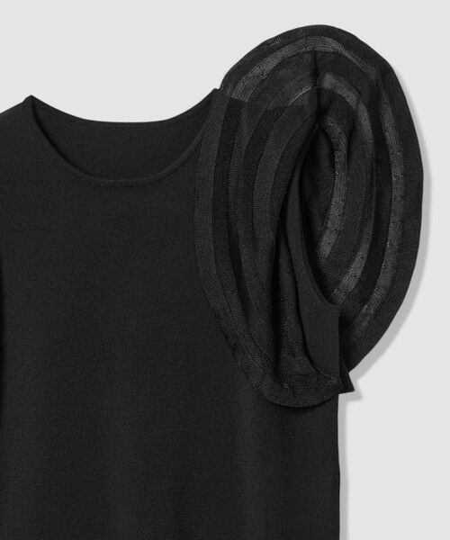 ANAYI / アナイ ニット・セーター | シアーフレアスリーブ プルオーバー | 詳細8