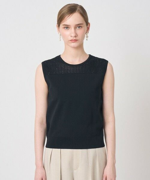 ANAYI / アナイ ニット・セーター | 【セットアップ対応商品】トラフォラートノースリーブプルオーバー | 詳細13