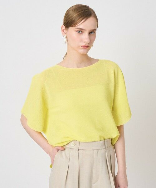 ANAYI / アナイ ニット・セーター | 和紙ガーターフレアスリーブ プルオーバー | 詳細9