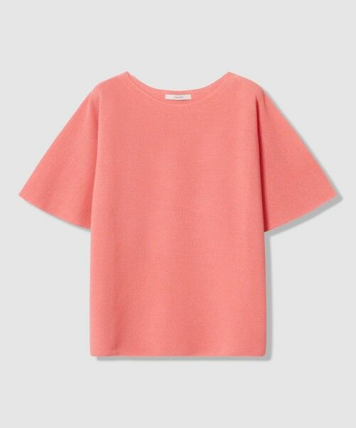 ANAYI / アナイ ニット・セーター | 和紙ガーターフレアスリーブ プルオーバー（pink (41)）