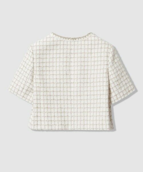 ANAYI / アナイ ノーカラージャケット | カラミツイードチェック ジャケット〈セットアップ対応商品〉 | 詳細7