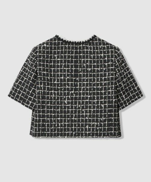 ANAYI / アナイ ノーカラージャケット | カラミツイードチェック ジャケット〈セットアップ対応商品〉 | 詳細13