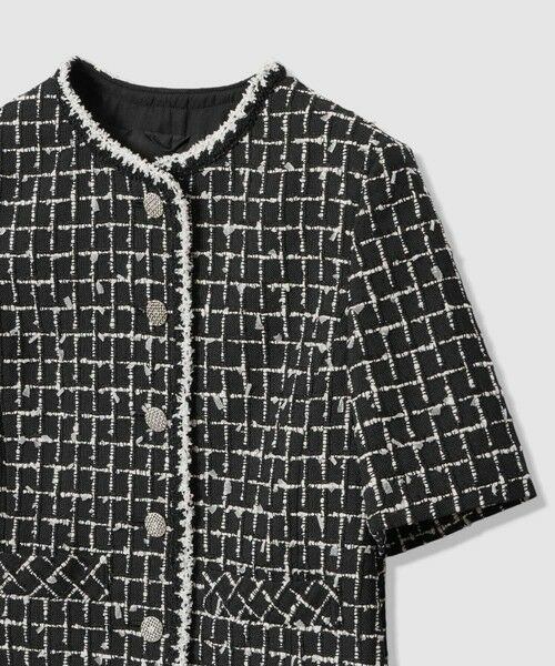 ANAYI / アナイ ノーカラージャケット | カラミツイードチェック ジャケット〈セットアップ対応商品〉 | 詳細14