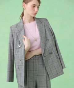 ANAYI / アナイ テーラードジャケット | グレンチェックテーラードダブルジャケット〈セットアップ対応商品〉