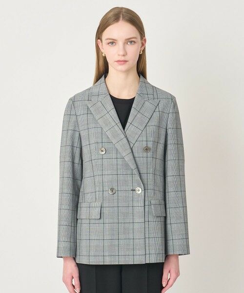 ANAYI / アナイ テーラードジャケット | グレンチェックテーラードダブルジャケット〈セットアップ対応商品〉 | 詳細1