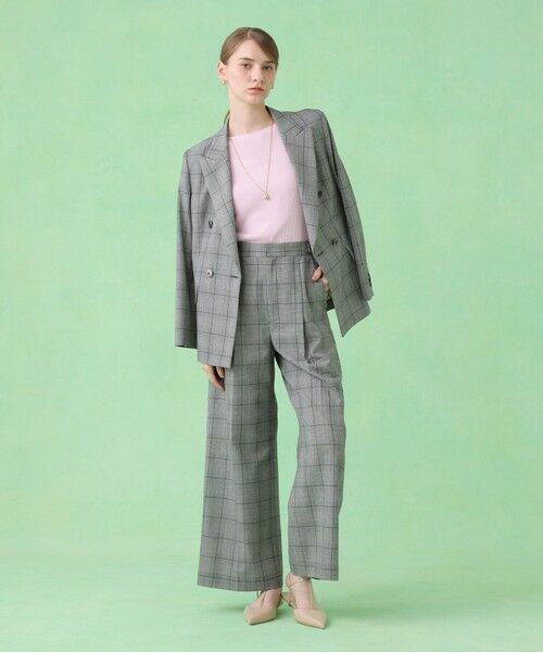 ANAYI / アナイ テーラードジャケット | グレンチェックテーラードダブルジャケット〈セットアップ対応商品〉 | 詳細6