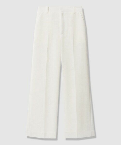 ANAYI / アナイ チノ・ワークパンツ | カラミリネンライクワイドパンツ〈セットアップ対応商品〉（white (01)）
