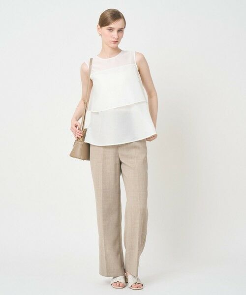 ANAYI / アナイ チノ・ワークパンツ | カラミリネンライクワイドパンツ〈セットアップ対応商品〉 | 詳細9