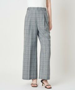 ANAYI / アナイ チノ・ワークパンツ | グレンチェックDカン付きパンツ〈セットアップ対応商品〉