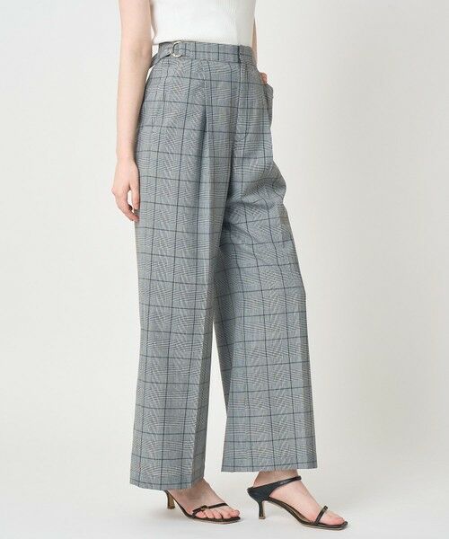 ANAYI / アナイ チノ・ワークパンツ | グレンチェックDカン付きパンツ〈セットアップ対応商品〉 | 詳細4