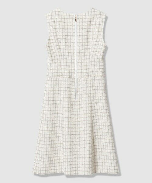 ANAYI / アナイ ミニ丈・ひざ丈ワンピース | カラミツイードチェックローウエスト ワンピース〈セットアップ対応商品〉 | 詳細10