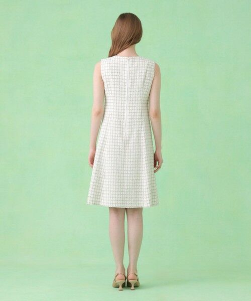 ANAYI / アナイ ミニ丈・ひざ丈ワンピース | カラミツイードチェックローウエスト ワンピース〈セットアップ対応商品〉 | 詳細3