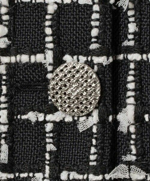 ANAYI / アナイ ミニ丈・ひざ丈ワンピース | カラミツイードチェックローウエスト ワンピース〈セットアップ対応商品〉 | 詳細18