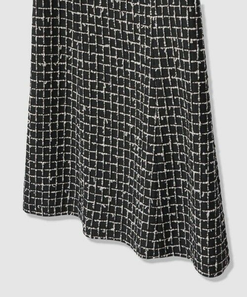 ANAYI / アナイ ミニ丈・ひざ丈ワンピース | カラミツイードチェックローウエスト ワンピース〈セットアップ対応商品〉 | 詳細19