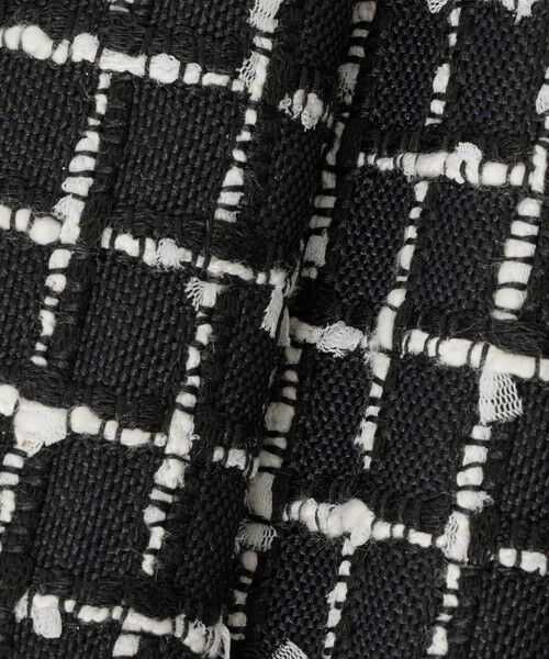 ANAYI / アナイ ミニ丈・ひざ丈ワンピース | カラミツイードチェックローウエスト ワンピース〈セットアップ対応商品〉 | 詳細21