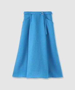 ANAYI / アナイ ミニ・ひざ丈スカート | ドライオックスベルト付きタックスカート