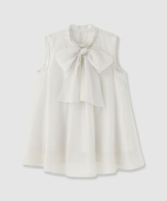 ANAYI / アナイ シャツ・ブラウス | オーガンジーリボンボウタイブラウス
