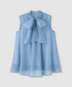 ANAYI / アナイ シャツ・ブラウス | オーガンジーリボンボウタイブラウス