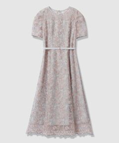 ANAYI / アナイ ロング・マキシ丈ワンピース | リトルフラワーリーフタックスリーブワンピース