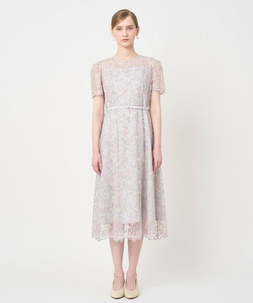 ANAYI / アナイ ロング・マキシ丈ワンピース | リトルフラワーリーフタックスリーブワンピース | 詳細1