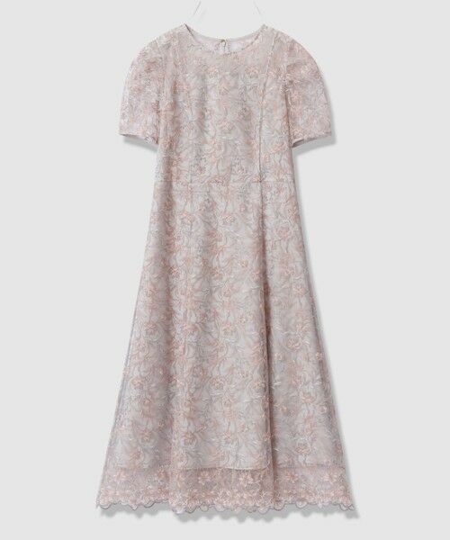 ANAYI / アナイ ロング・マキシ丈ワンピース | リトルフラワーリーフタックスリーブワンピース | 詳細10