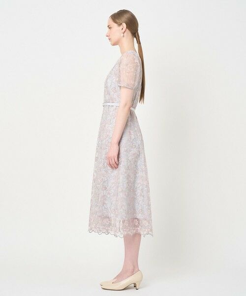 ANAYI / アナイ ロング・マキシ丈ワンピース | リトルフラワーリーフタックスリーブワンピース | 詳細2