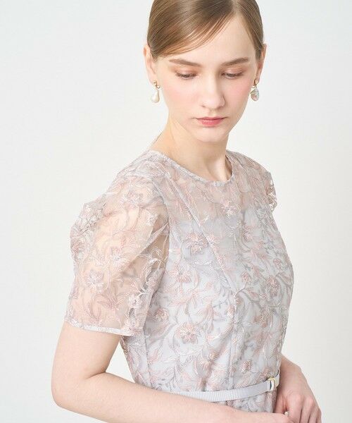 ANAYI / アナイ ロング・マキシ丈ワンピース | リトルフラワーリーフタックスリーブワンピース | 詳細4