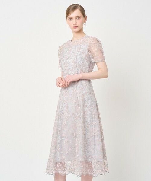 ANAYI / アナイ ロング・マキシ丈ワンピース | リトルフラワーリーフタックスリーブワンピース | 詳細5