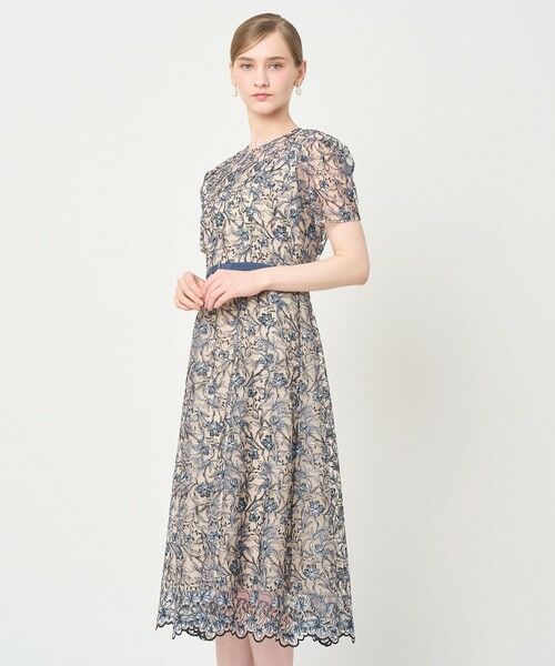 ANAYI / アナイ ロング・マキシ丈ワンピース | リトルフラワーリーフタックスリーブワンピース | 詳細14