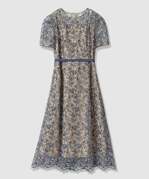 ANAYI / アナイ ロング・マキシ丈ワンピース | リトルフラワーリーフタックスリーブワンピース | 詳細18