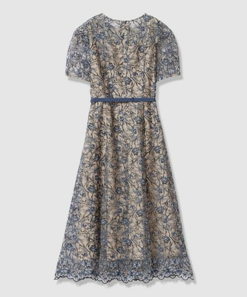 ANAYI / アナイ ロング・マキシ丈ワンピース | リトルフラワーリーフタックスリーブワンピース | 詳細20