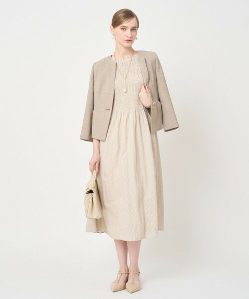 ANAYI / アナイ ドレス | サッカーストレッチプリーツ ワンピース | 詳細7