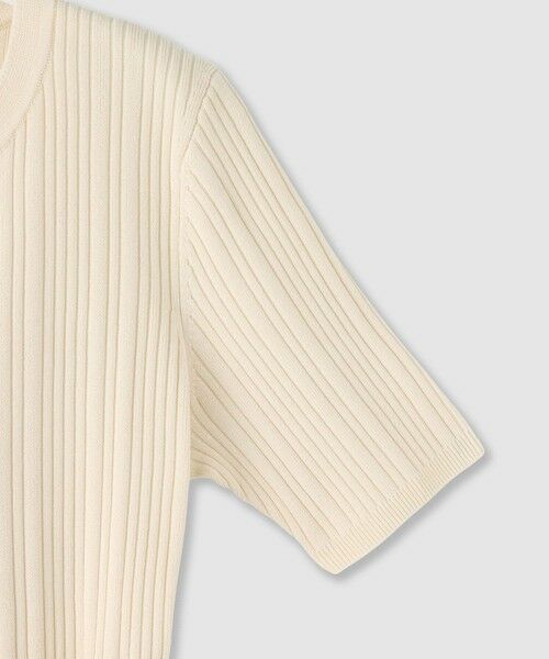 ANAYI / アナイ ミニ丈・ひざ丈ワンピース | グログランコンビベルト付きワンピース | 詳細4