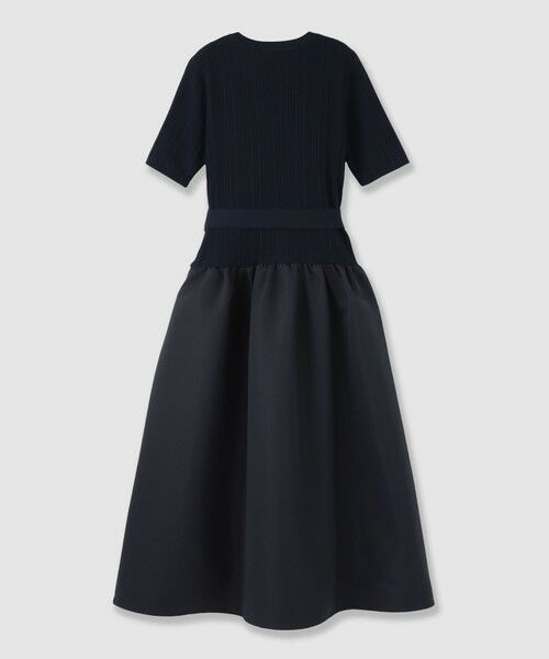 ANAYI / アナイ ミニ丈・ひざ丈ワンピース | グログランコンビベルト付きワンピース | 詳細11