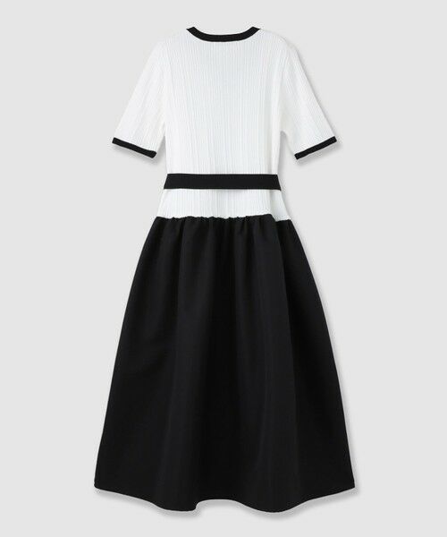 ANAYI / アナイ ミニ丈・ひざ丈ワンピース | グログランコンビベルト付きワンピース | 詳細22