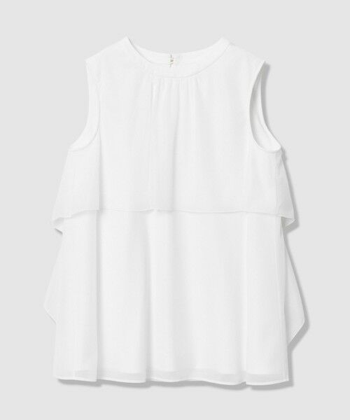 ANAYI / アナイ カットソー | トリコットオーガンレイヤードプルオーバー（white (01)）