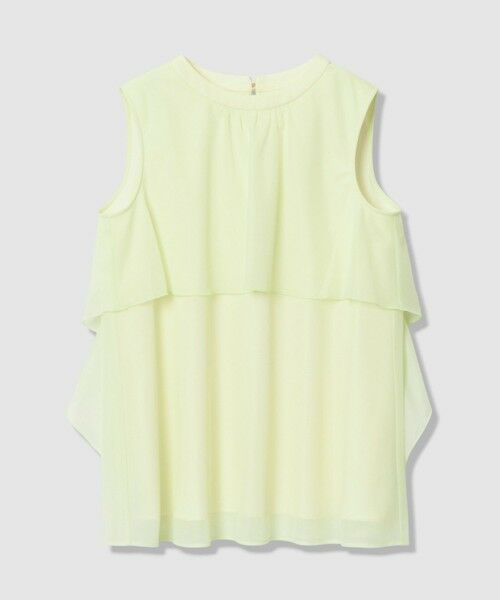 ANAYI / アナイ カットソー | トリコットオーガンレイヤードプルオーバー（yellow (21)）