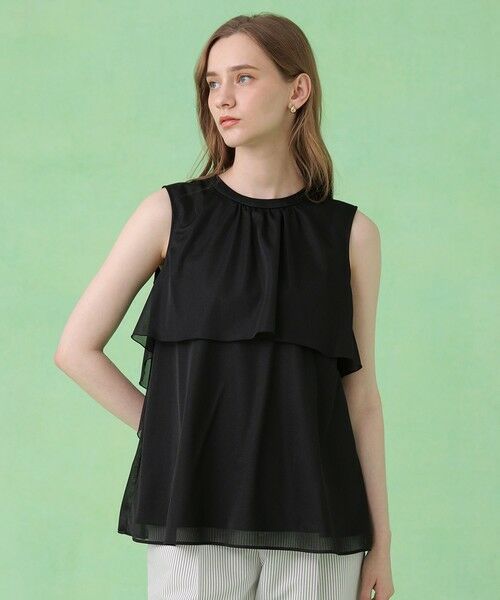 ANAYI / アナイ カットソー | トリコットオーガンレイヤードプルオーバー | 詳細12