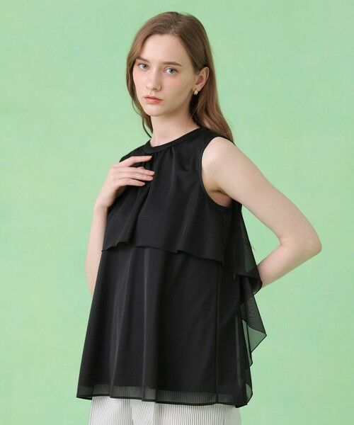 ANAYI / アナイ カットソー | トリコットオーガンレイヤードプルオーバー | 詳細13